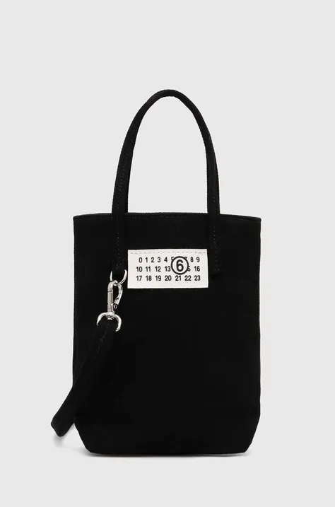 Τσάντα MM6 Maison Margiela χρώμα: μαύρο, SB5ZI0005