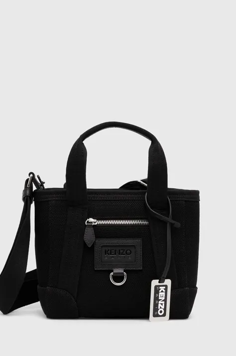 Τσάντα Kenzo Mini Tote Bag χρώμα: μαύρο, FE52SA921F01.99