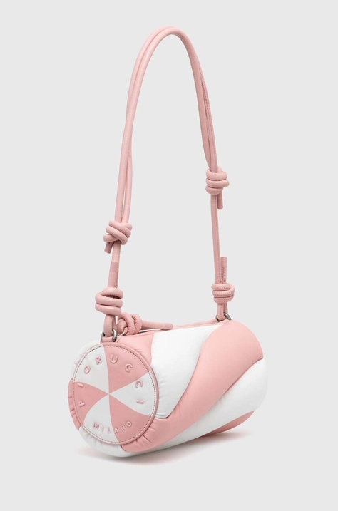 Fiorucci leather handbag Bicolor Leather Mella Bag pink color U01FPABA001LE04PN02