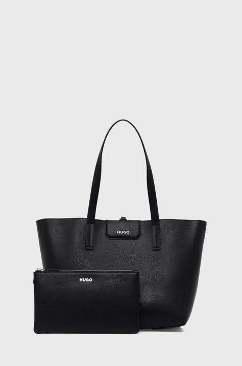 Τσάντα HUGO χρώμα: μαύρο, 50513089