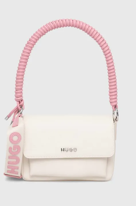 Τσάντα HUGO χρώμα: μπεζ, 50516800