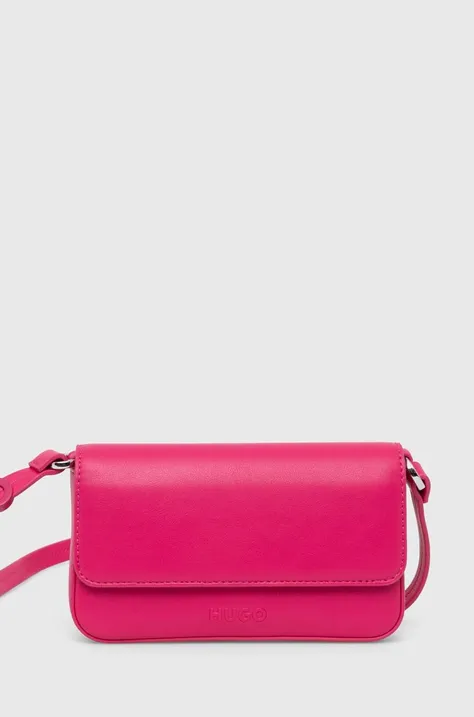 Τσάντα HUGO χρώμα: ροζ, 50498510