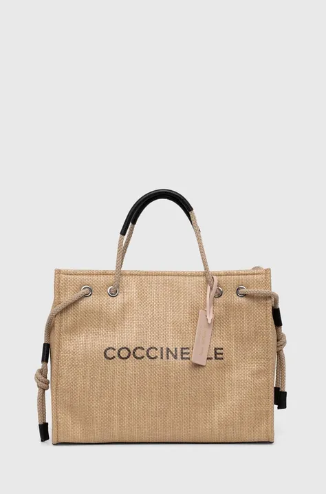 Τσάντα Coccinelle χρώμα: μπεζ