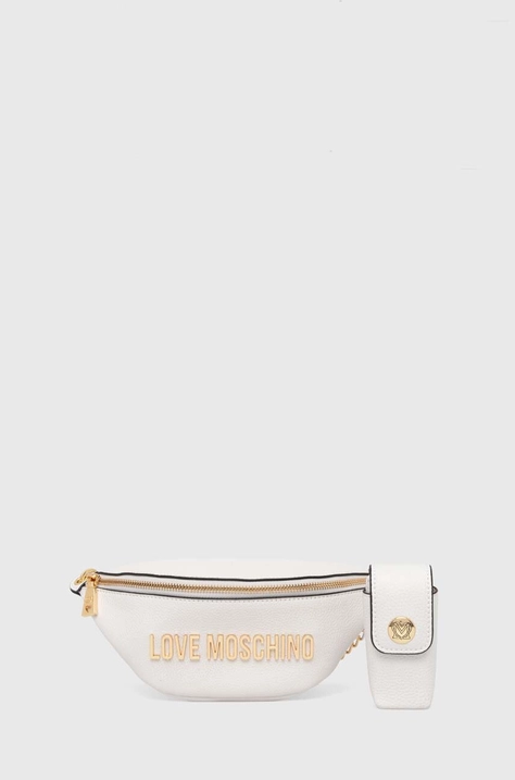 Love Moschino borseta culoarea bej, JC4329PP0GK1010A