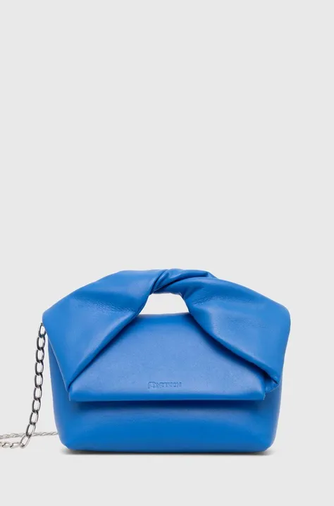 JW Anderson leather handbag Midi Twister Bag blue color HB0595.LA0315.830