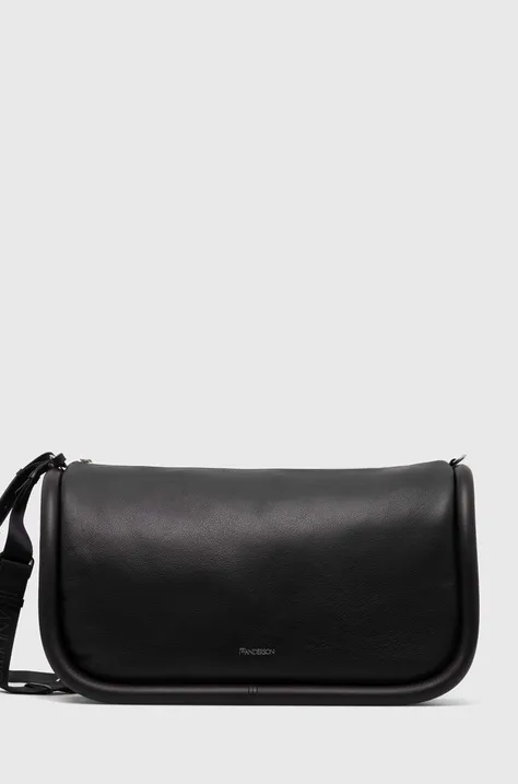 JW Anderson leather bag The Bumper-36 black color HB0569.LA0107.999