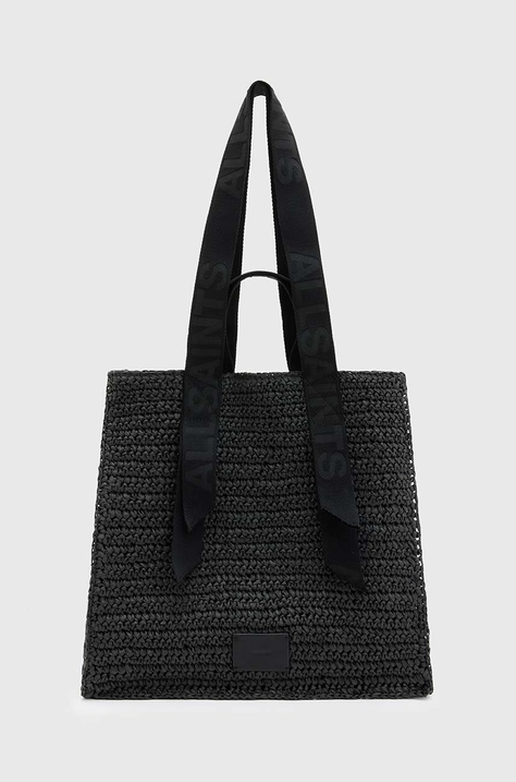 Torba AllSaints LULLAH N/S TOTE boja: crna, W081XA