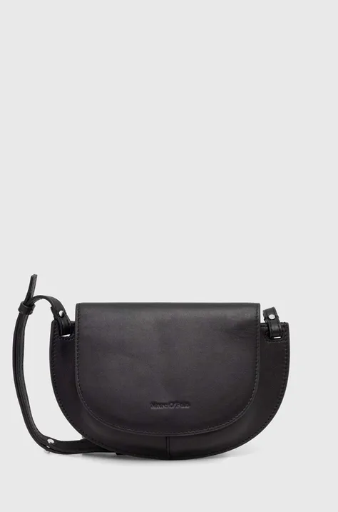 Δερμάτινη τσάντα Marc O'Polo χρώμα: μαύρο, 40411950701141