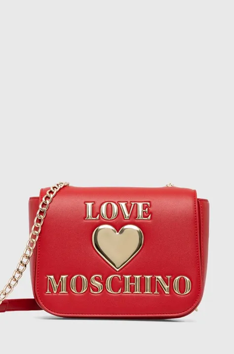 Love Moschino torebka kolor czerwony JC4052PP0CLF0