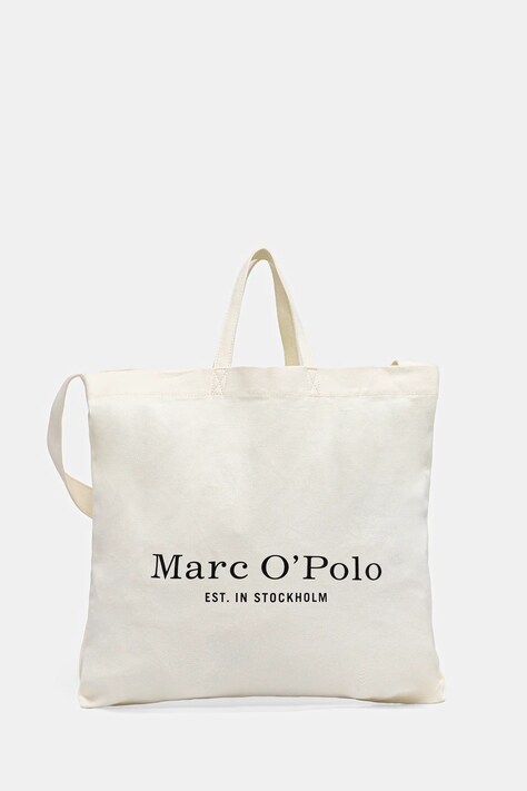Marc O'Polo geantă de bumbac culoarea bej, B0118680301800