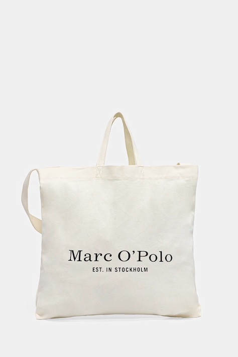 Βαμβακερή τσάντα Marc O'Polo χρώμα: μπεζ, B0118680301800