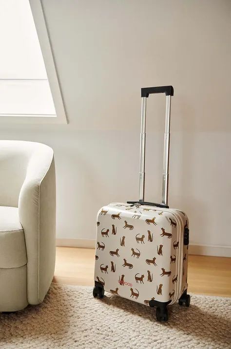 Liewood walizka dziecięca Hollie Hardcase Suitcase kolor beżowy