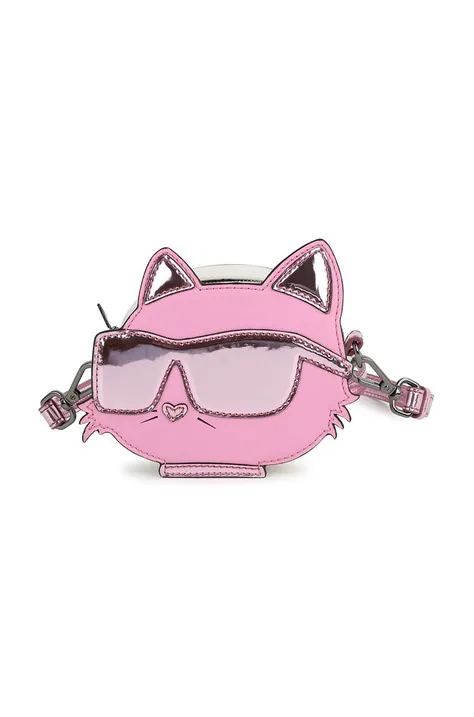 Παιδική τσάντα Karl Lagerfeld χρώμα: ροζ