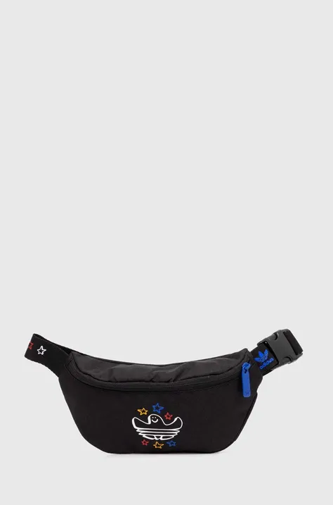 Παιδική τσάντα φάκελος adidas Originals χρώμα: μαύρο