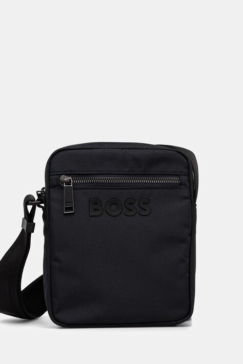 BOSS saszetka Catch_3.0_NS_Zip kolor czarny 50511961