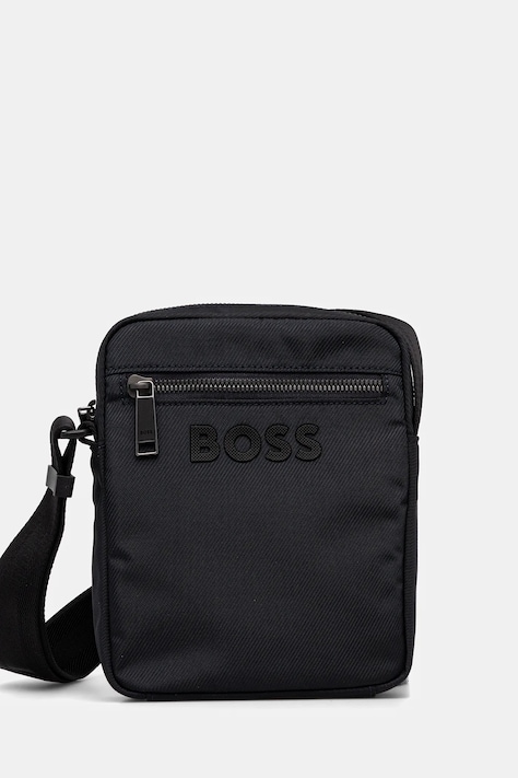 Torbica za okoli pasu BOSS Catch_3.0_NS_Zip črna barva, 50511961