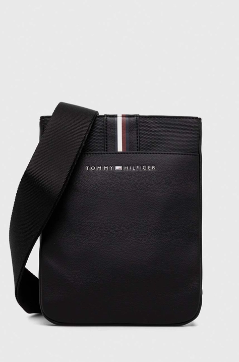 Torbica Tommy Hilfiger boja: crna