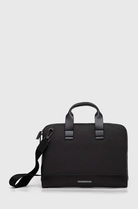 Torba za laptop Calvin Klein boja: crna