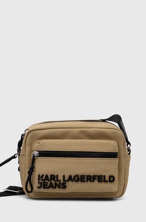 Malá taška Karl Lagerfeld Jeans čierna farba