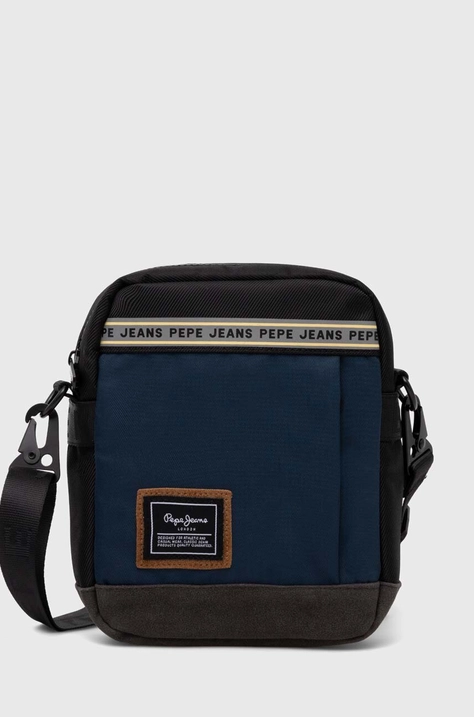 Torbica Pepe Jeans boja: tamno plava