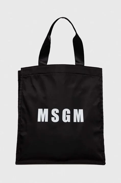 Τσάντα MSGM χρώμα: μαύρο