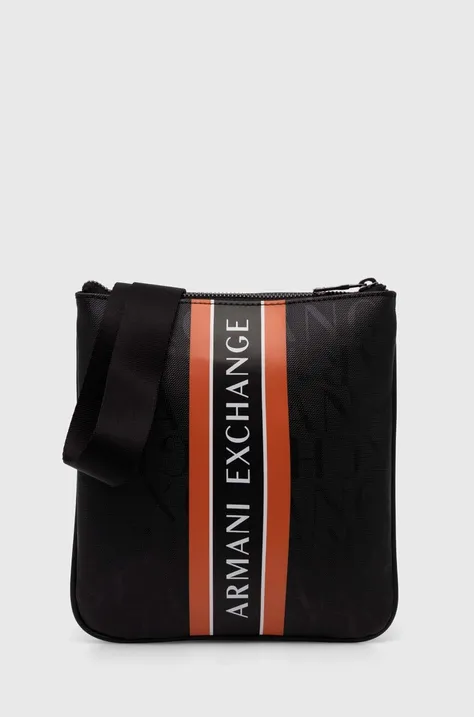 Ledvinka Armani Exchange černá barva, 952397 CC831