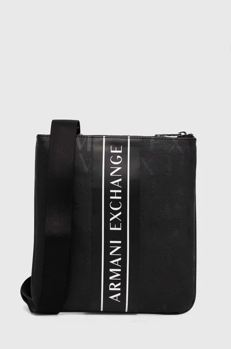 Ledvinka Armani Exchange černá barva, 952397 CC831