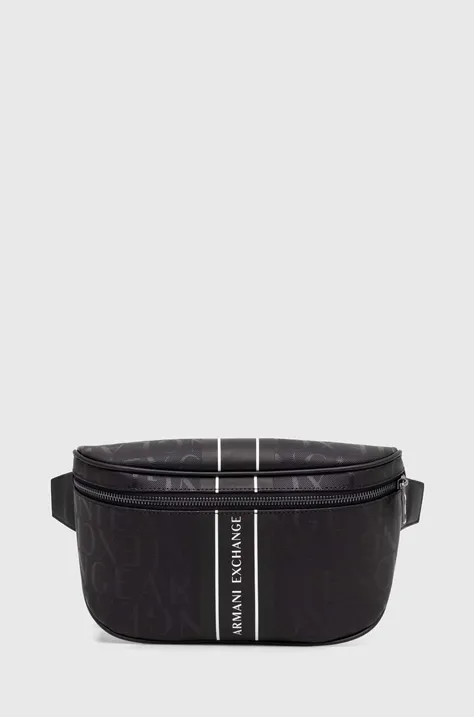 Τσάντα φάκελος Armani Exchange χρώμα: μαύρο