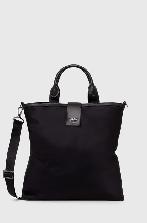 Τσάντα Emporio Armani χρώμα: μαύρο, Y4N183 Y217J