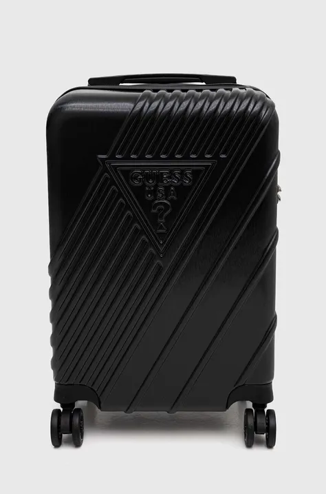 Guess valiza TUFFLEY culoarea negru, TMH926 59830
