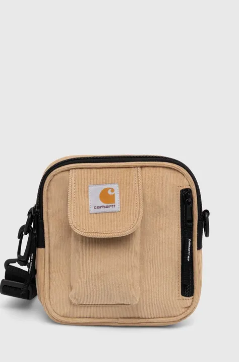 Carhartt WIP small items bag Essentials Cord Bag, Small beige color I032916.1YAXX