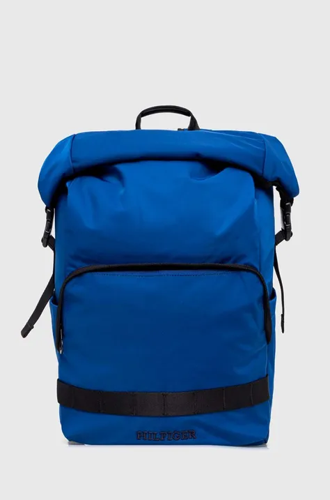 Tommy Hilfiger plecak kolor niebieski duży gładki AM0AM12205