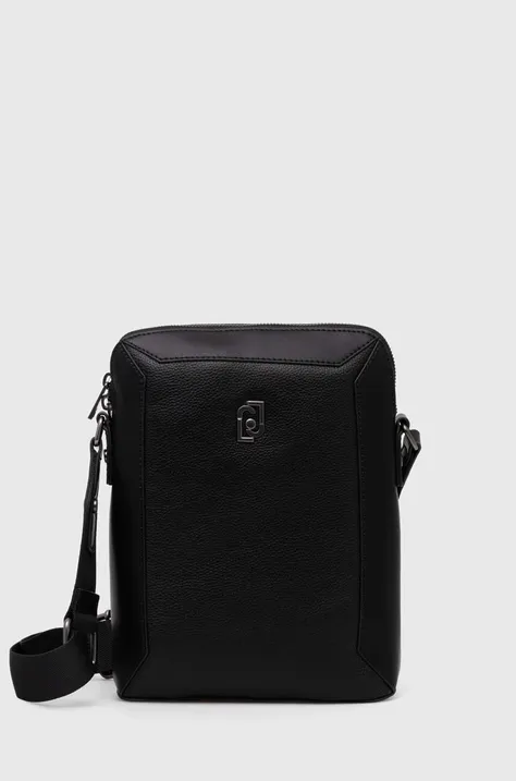Kožna torbica Liu Jo boja: crna