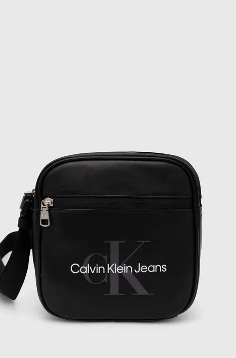 Malá taška Calvin Klein Jeans čierna farba