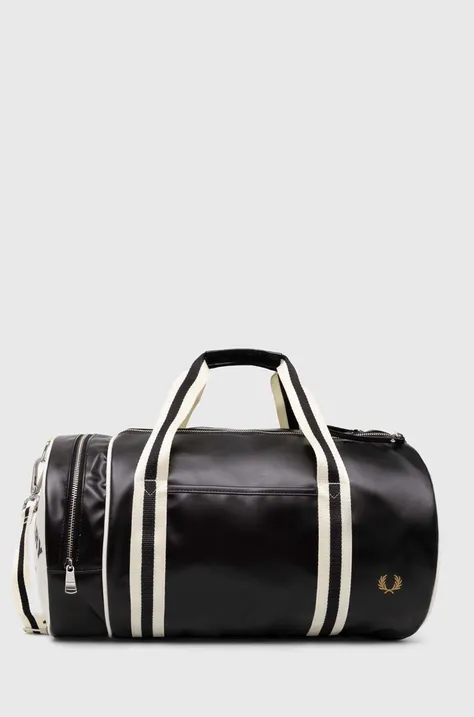 Fred Perry bag Classic Barrel Bag black color L7255.D57