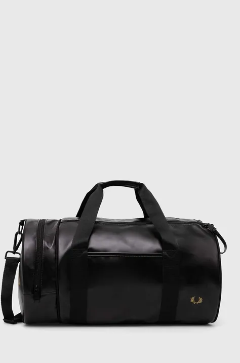 Чанта Fred Perry Tonal Classic Barrel Bag в черно L7260.774