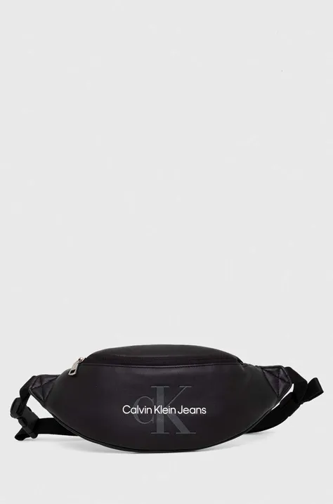 Τσάντα φάκελος Calvin Klein Jeans χρώμα: μαύρο