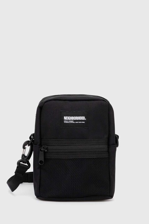 Torba NEIGHBORHOOD Mini Vertical Bag boja: crna, 241TQNH.CG05