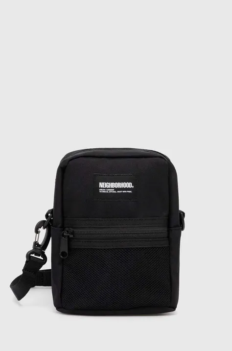 Σακκίδιο NEIGHBORHOOD Mini Vertical Bag χρώμα: μαύρο, 241TQNH.CG05
