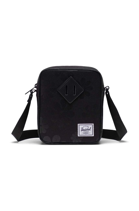 Ledvinka Herschel Heritage Crossbody černá barva