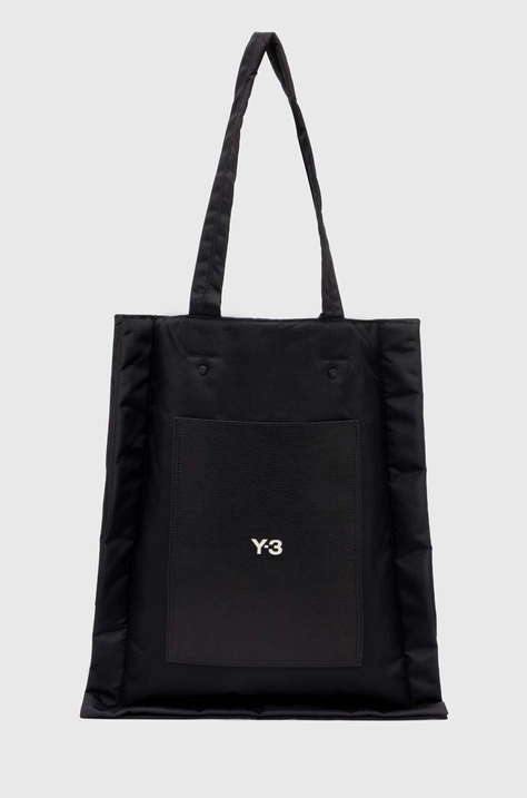 Τσάντα Y-3 Lux Tote χρώμα: μαύρο, IZ2326