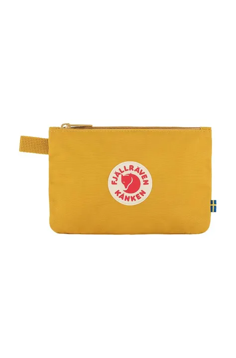 Kozmetična torbica Fjallraven Kanken Gear Pocket rumena barva, F25863