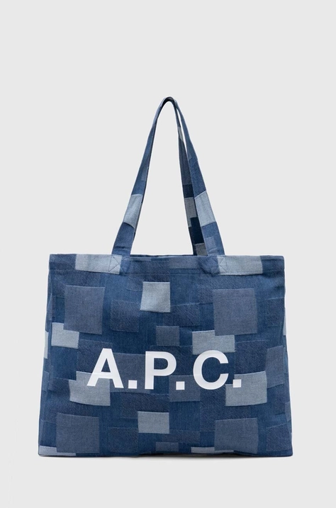 A.P.C. torba Shopping Diane kolor czarny COGWH.M61443.IAL