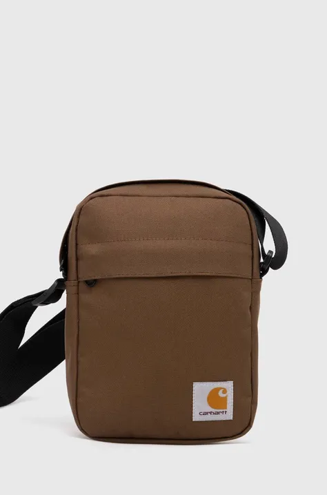 Carhartt WIP small items bag Jake Shoulder Pouch brown color I031582.1ZDXX