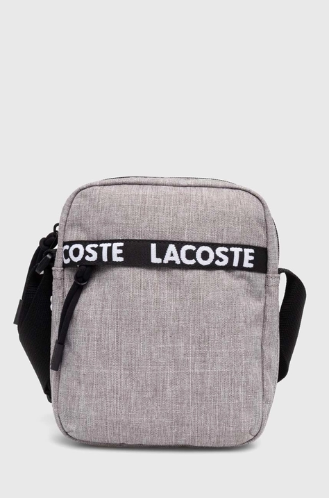 Σακκίδιο Lacoste χρώμα: γκρι