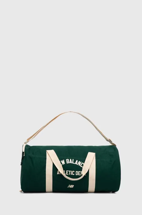 Τσάντα New Balance χρώμα: πράσινο, LAB23080NWG