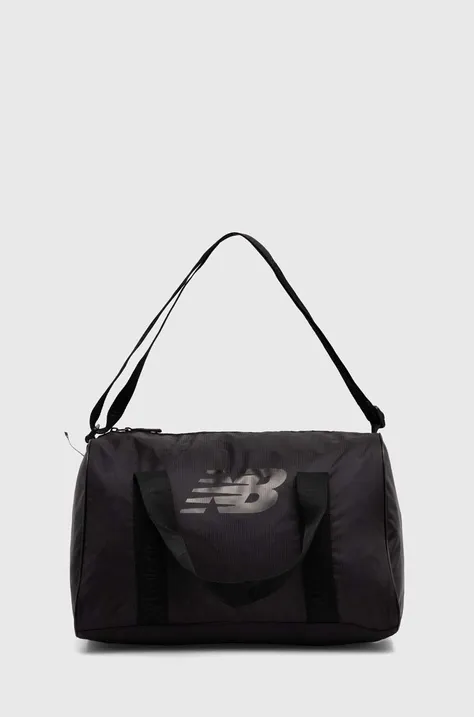 Športová taška New Balance čierna farba, LAB23099BK