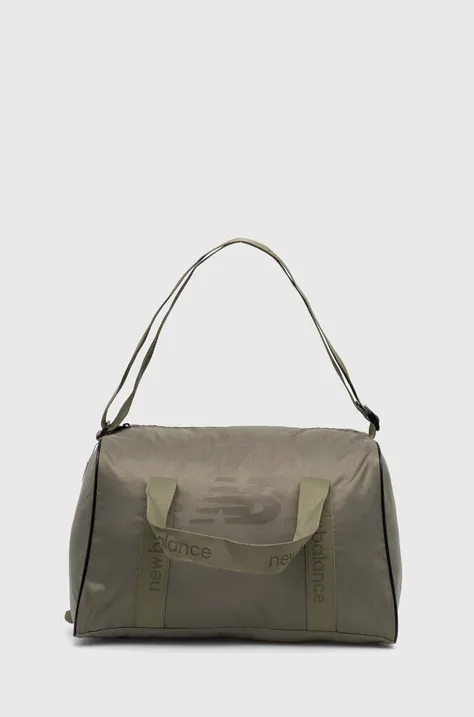 Τσάντα New Balance χρώμα: πράσινο, LAB23099DEK
