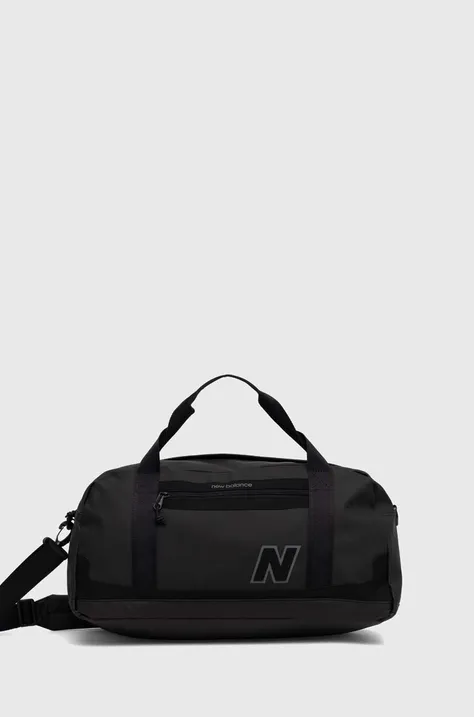 Τσάντα New Balance χρώμα: μαύρο, LAB23107BKK