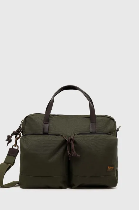 Filson laptop bag Dryden Briefcase green color FMBAG0008